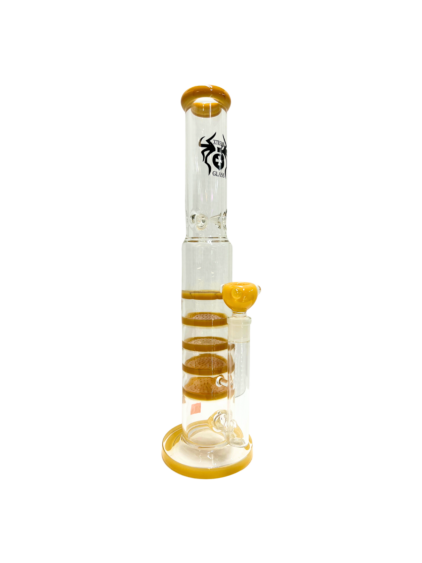 Five Chamber Honeycomb Glass Straight Tube