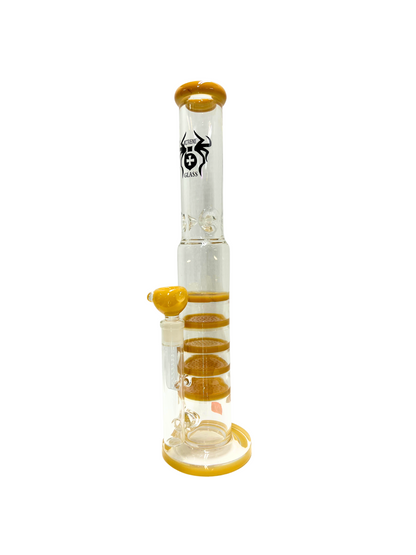 Five Chamber Honeycomb Glass Straight Tube