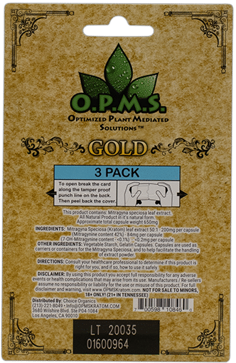 O.P.M.S Gold Capsules