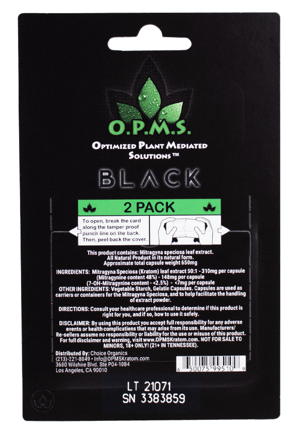 O.P.M.S Black Capsules