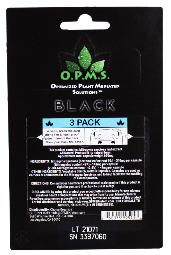 O.P.M.S Black Capsules