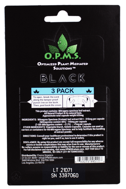 O.P.M.S Black Capsules